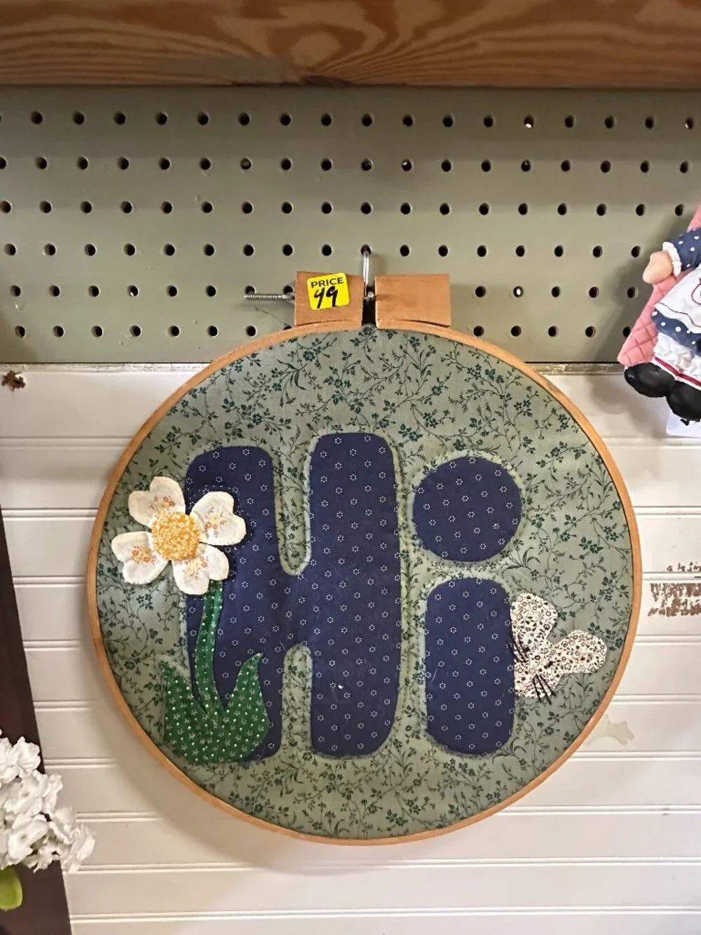 Handsewn wall decor
